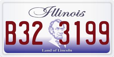 IL license plate B323199