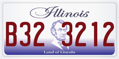 IL license plate B323212