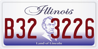 IL license plate B323226