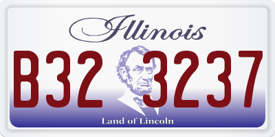 IL license plate B323237