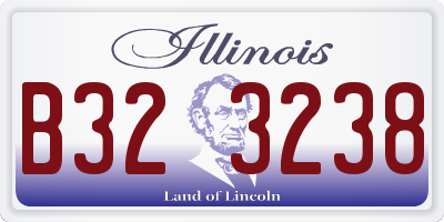 IL license plate B323238