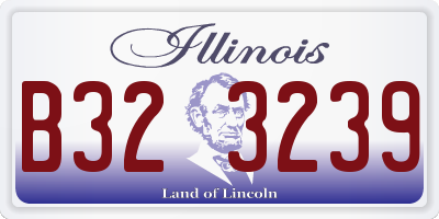 IL license plate B323239
