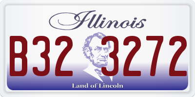 IL license plate B323272