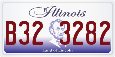 IL license plate B323282