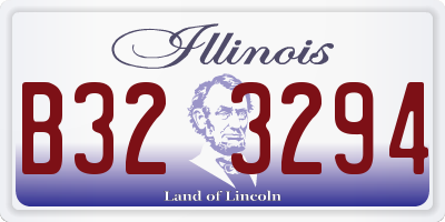 IL license plate B323294