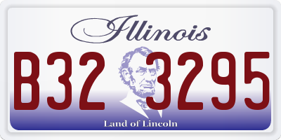 IL license plate B323295