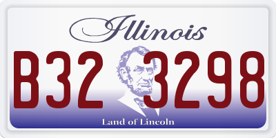 IL license plate B323298