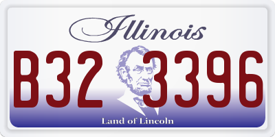 IL license plate B323396