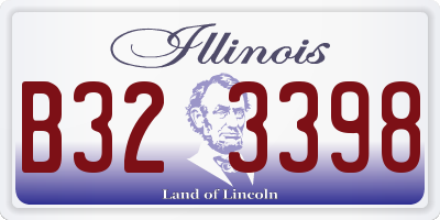 IL license plate B323398