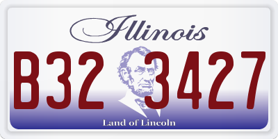 IL license plate B323427