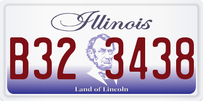 IL license plate B323438