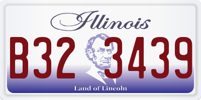 IL license plate B323439