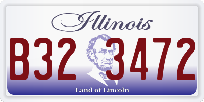 IL license plate B323472
