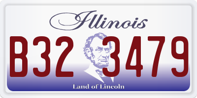 IL license plate B323479