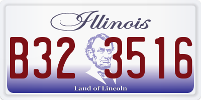 IL license plate B323516