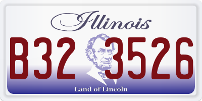 IL license plate B323526