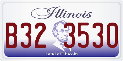 IL license plate B323530