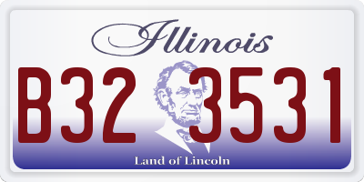 IL license plate B323531