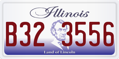 IL license plate B323556