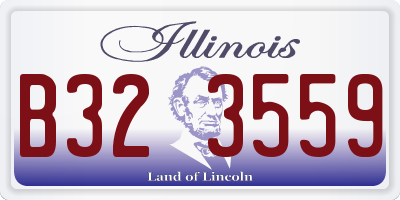 IL license plate B323559