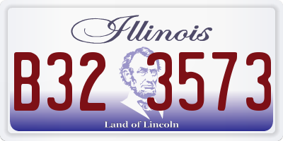 IL license plate B323573