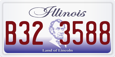 IL license plate B323588