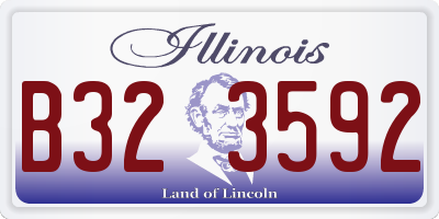 IL license plate B323592