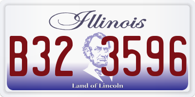 IL license plate B323596