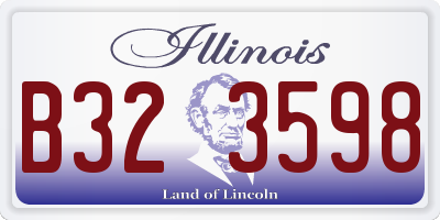 IL license plate B323598