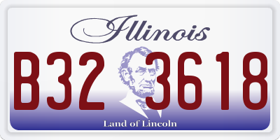 IL license plate B323618