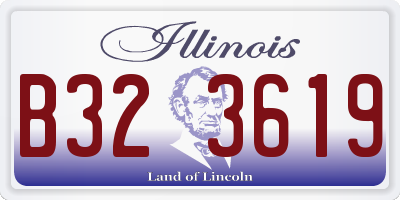 IL license plate B323619