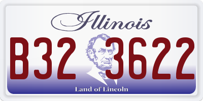 IL license plate B323622
