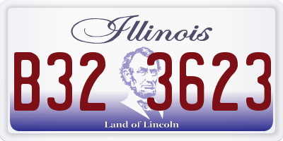 IL license plate B323623