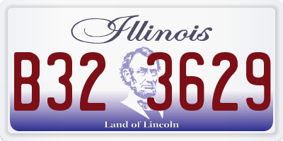 IL license plate B323629