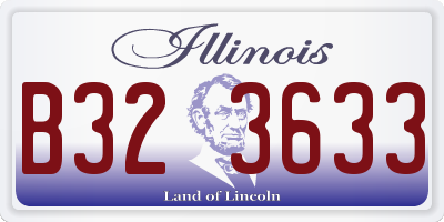 IL license plate B323633