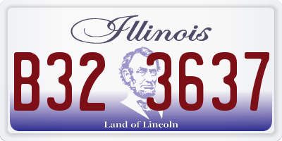 IL license plate B323637