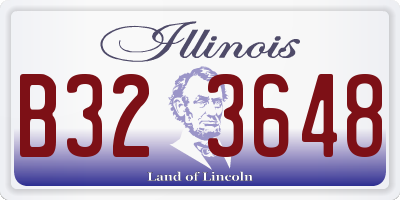 IL license plate B323648