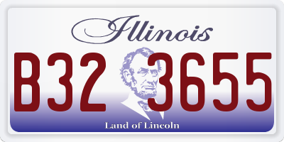 IL license plate B323655