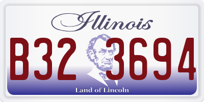 IL license plate B323694