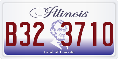 IL license plate B323710