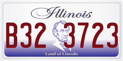 IL license plate B323723