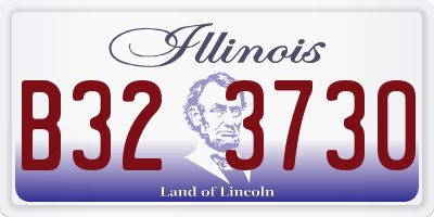 IL license plate B323730