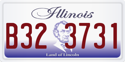 IL license plate B323731