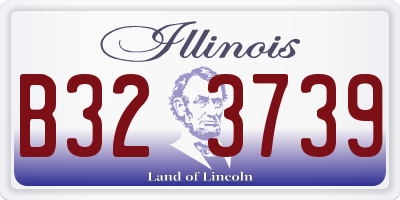 IL license plate B323739