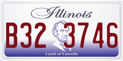 IL license plate B323746