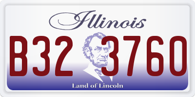 IL license plate B323760