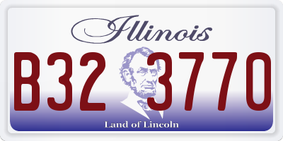 IL license plate B323770
