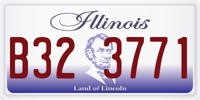 IL license plate B323771
