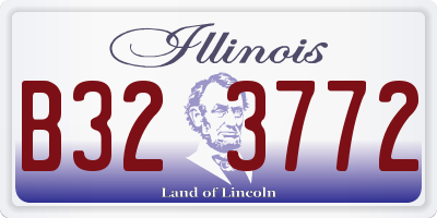 IL license plate B323772