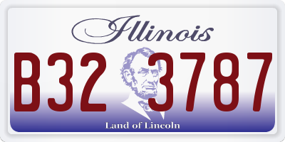 IL license plate B323787